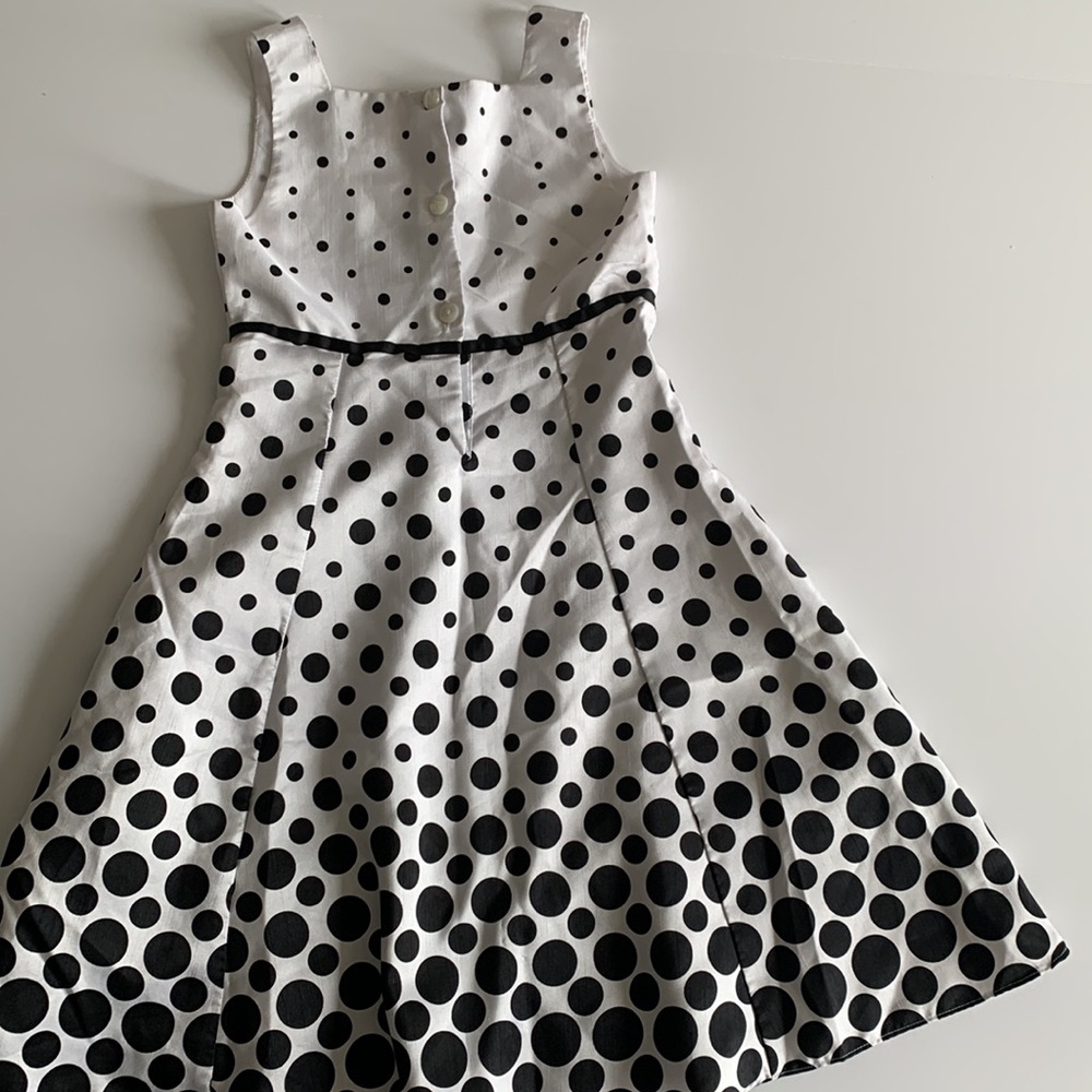 GIRLS POLKA DOT PARTY DRESS! - Picture 5 of 9